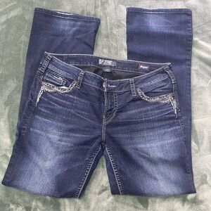 Silver Aiko bootcut Jeans sz 34/33